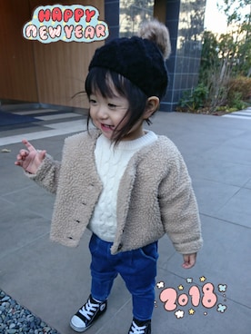 nanasaberさん(キッズ・80cm)の冬コーディネート