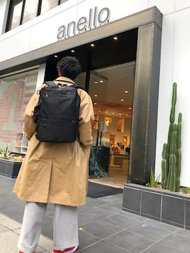 「Anello」｜「アイテム（その他）」を使った、RYOさん（メンズ・178cm）の冬コーディネート