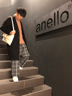「Anello」｜RYOさん（メンズ・178cm）の冬コーディネート