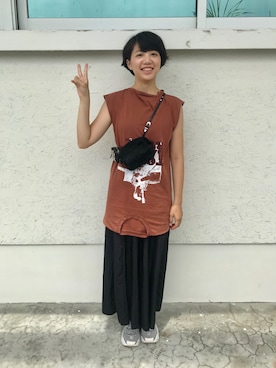 YIWENさん(レディース・165cm)の夏コーディネート