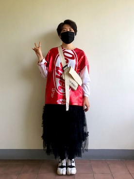 「CODY SANDERSON（コディサンダーソン）のアイテム」を使った、YIWENさん（レディース・165cm）の春コーディネート