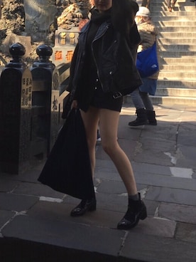 「アイテム（トートバッグ）」を使った、rio  shimizuさん（レディース・164cm・10代）の春コーディネート