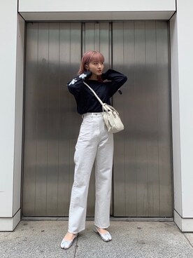 「MARTIN MARGIELA（マルタンマルジェラ）のアイテム」を使った、rio  shimizuさん（レディース・164cm）の春コーディネート