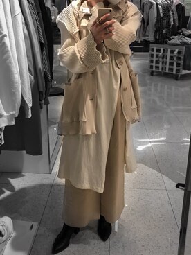「JOINT WORKS（ジョイントワークス）のアイテム（ワンピース/ドレス）」を使った、rio  shimizuさん（レディース・164cm）の春コーディネート