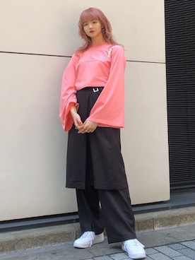 「JOINT WORKS（ジョイントワークス）のアイテム」を使った、rio  shimizuさん（レディース・164cm）の夏コーディネート