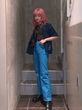 「SEE BY CHLOE（シーバイクロエ）のアイテム」を使った、rio  shimizuさん（レディース・164cm）の夏コーディネート