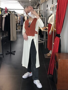 「JOINT WORKS（ジョイントワークス）のアイテム（ワンピース/ドレス）」を使った、rio  shimizuさん（レディース・164cm）の夏コーディネート