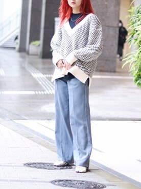 「MARTIN MARGIELA（マルタンマルジェラ）のアイテム」を使った、rio  shimizuさん（レディース・164cm）の秋コーディネート