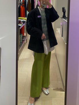 「MARTIN MARGIELA（マルタンマルジェラ）のアイテム」を使った、rio  shimizuさん（レディース・164cm）の秋コーディネート
