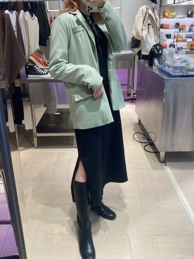 「JOINT WORKS（ジョイントワークス）のアイテム（ワンピース/ドレス）」を使った、rio  shimizuさん（レディース・164cm）の秋コーディネート