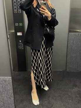 「MARTIN MARGIELA（マルタンマルジェラ）のアイテム」を使った、rio  shimizuさん（レディース・164cm）の秋コーディネート