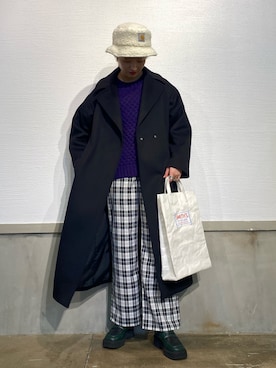 「JOINT WORKS（ジョイントワークス）のアイテム（ジャケット/アウター）」を使った、rio  shimizuさん（レディース・164cm）の冬コーディネート