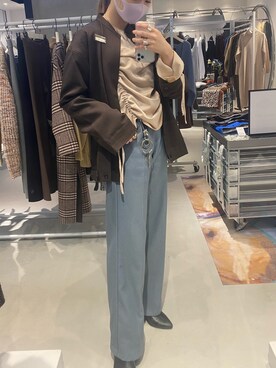 「KICS DOCUMENT.（キクス ドキュメント）のアイテム」を使った、rio  shimizuさん（レディース・164cm）の冬コーディネート