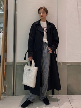 「JOINT WORKS（ジョイントワークス）のアイテム（ジャケット/アウター）」を使った、rio  shimizuさん（レディース・164cm）の冬コーディネート