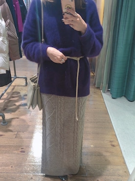 「momon（モモン）のアイテム」を使った、yさん（レディース・159cm）の秋コーディネート