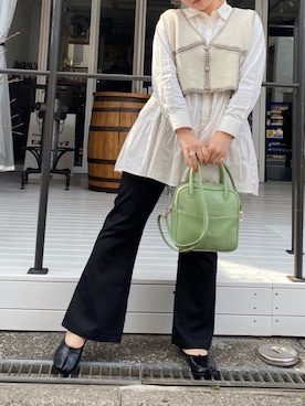 てちさん（レディース・152cm）の春コーディネート