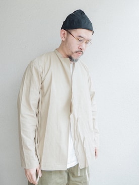 「TATAMIZE（タタミゼ）のアイテム」を使った、cinemataiwanさん（メンズ・173cm）の夏コーディネート