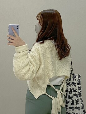 「Ifuru（イフル）のアイテム」を使った、sachi🦋さん（レディース・157cm）の秋コーディネート