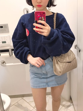 「アイテム（ピアス（両耳用））」を使った、kanami︎︎︎︎☺︎さん（レディース・156cm・20代）の夏コーディネート