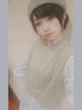「リラックスコーデ」｜「アイテム（ハンチング/ベレー帽）」を使った、＊myuu🐈‍⬛＊さん（レディース・148cm）の夏コーディネート