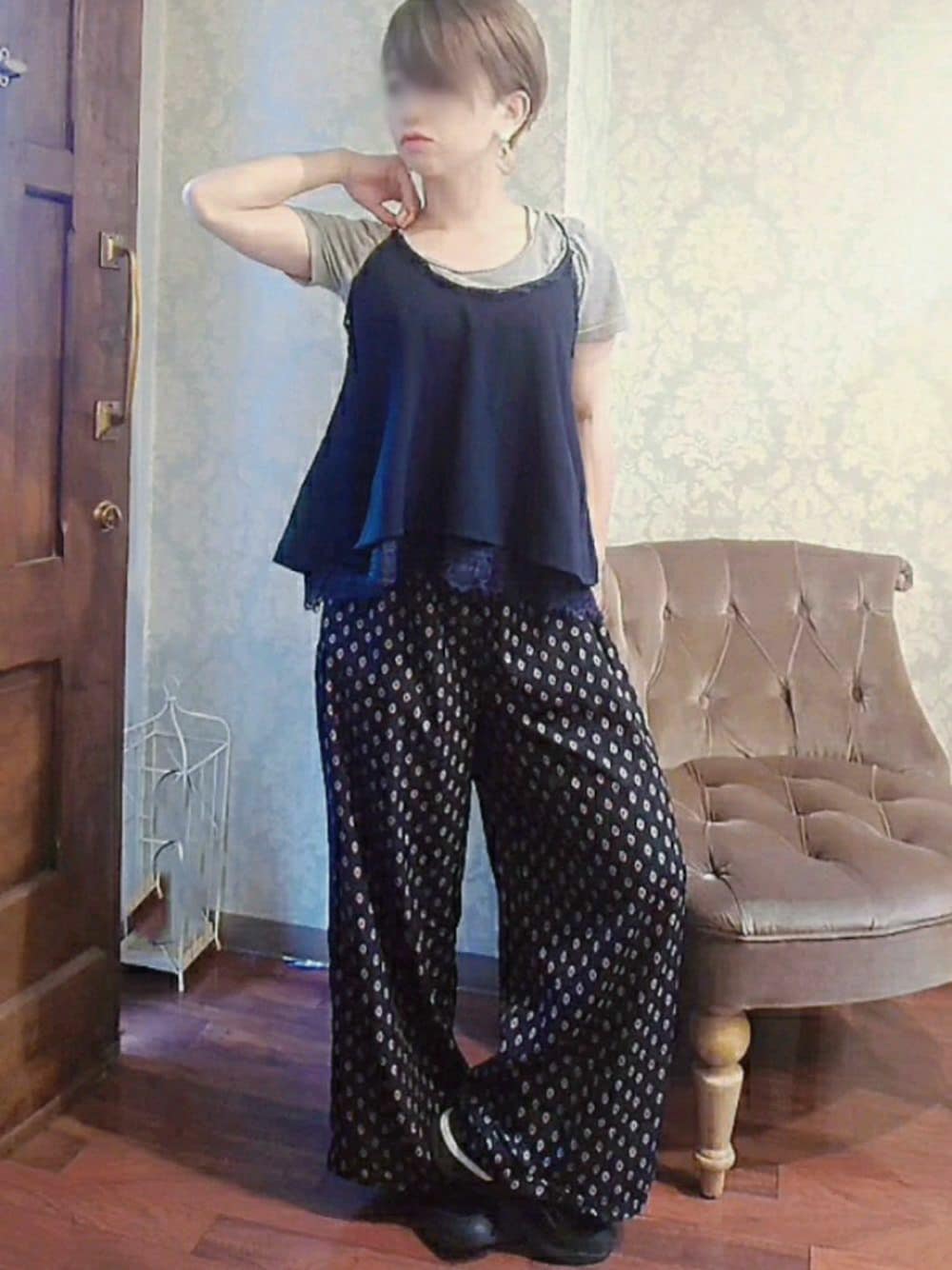 かぐれ☆ジャガードキャミソール☆アーバンリサーチ かぐれ（カグレ）の「ジャガードキャミソール（キャミソール）」 - WEAR