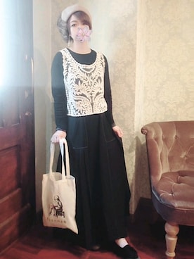 ＊myuu🐈‍⬛＊さん（レディース・148cm）の春コーディネート