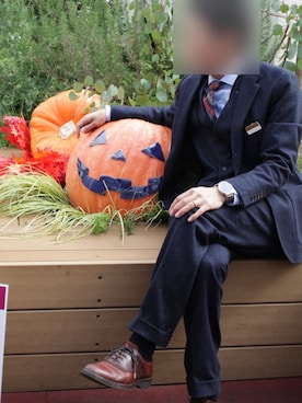 「wearhalloween2017」｜「アイテム（スーツジャケット）」を使った、こうさん（メンズ・172cm）の秋コーディネート