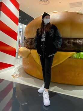 「PEARLY GATES（パーリーゲイツ）のアイテム（トップス）」を使った、LONYさん（レディース・162cm）の春コーディネート