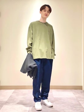 「USAコットン」｜yuto0119ykさん（メンズ・175cm）の夏コーディネート