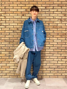「SMITH'S（スミス）のアイテム（ジャケット/アウター）」を使った、yuto0119ykさん（メンズ・175cm）の冬コーディネート