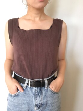 「GRL（グレイル）のテーパードデニムパンツ（デニムパンツ）」を使った、まりめさん（レディース・155cm）の秋コーディネート