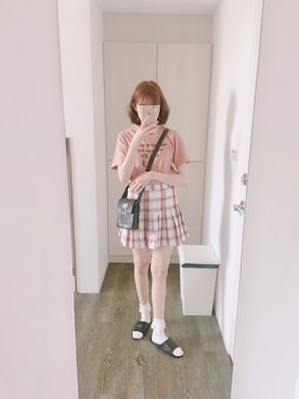 「日系极简」｜「アイテム（その他シューズ）」を使った、ｈｏｓｈｉｍｉさん（レディース・163cm）の春コーディネート
