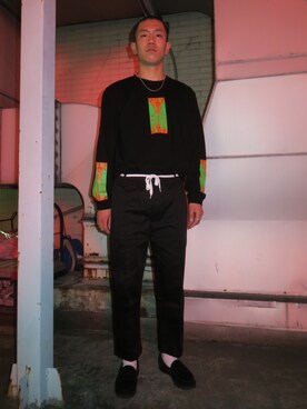 「shei shei co LTD（シェイシェイシーオーエルティディ）のアイテム」を使った、岡垣内拓/Taku  Okagochiさん（メンズ・181cm）の春コーディネート