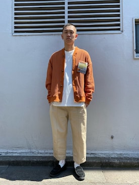 「shei shei co LTD（シェイシェイシーオーエルティディ）のアイテム」を使った、岡垣内拓/Taku  Okagochiさん（メンズ・181cm）の春コーディネート