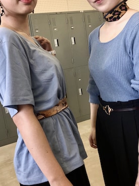 「Neuf（ヌーフ）のアイテム」を使った、anさん（レディース・155cm）の夏コーディネート