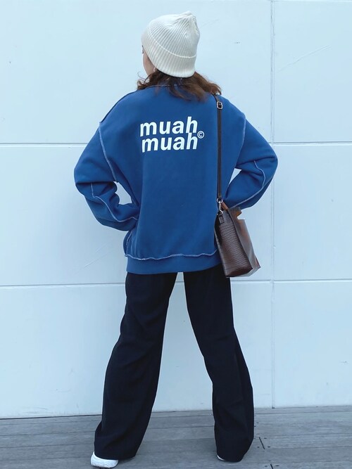 うざみちゃん Muahmuahのスウェットを使ったコーディネート Wear うざみちゃん Muahmuahのスウェットを使ったコーディネート Wear