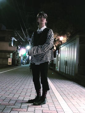 「SASQUATCHfabrix.（サスクワァッチファブリックス）のアイテム」を使った、てさん（メンズ・175cm）の春コーディネート