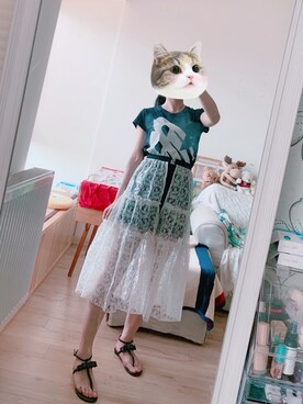 黑眼圈熊猫🐼さんのコーディネート