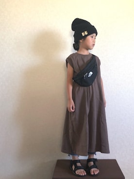 「5歳」｜「アイテム（ボディバッグ/ウエストポーチ）」を使った、kotochanさん（キッズ・110cm）の夏コーディネート