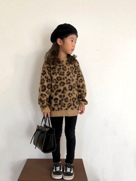 「やっぱりストリートが好き」｜「アイテム（ハンチング/ベレー帽）」を使った、kotochanさん（キッズ・110cm）の秋コーディネート