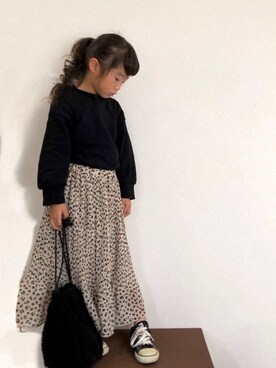 「5歳」｜「アイテム（ハンドバッグ）」を使った、kotochanさん（キッズ・110cm）の秋コーディネート