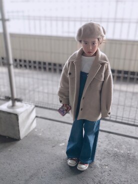 「5歳」｜「アイテム（その他アウター）」を使った、kotochanさん（キッズ・110cm）の冬コーディネート