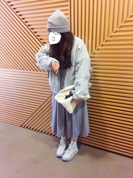 EllieChaCha♥︎さん（レディース・157cm）の冬コーディネート