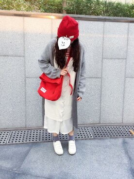 EllieChaCha♥︎さん（レディース・157cm）の冬コーディネート