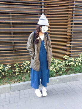 EllieChaCha♥︎さん（レディース・157cm）の冬コーディネート