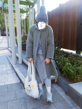 EllieChaCha♥︎さん（レディース・157cm）の冬コーディネート