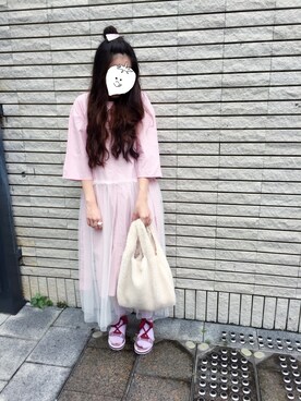 EllieChaCha♥︎さん（レディース・157cm）の夏コーディネート