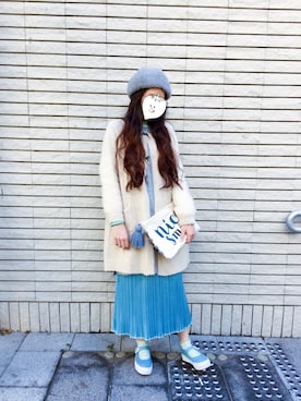 EllieChaCha♥︎さん(レディース・157cm)の冬コーディネート