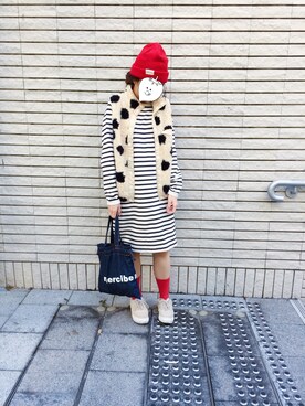 EllieChaCha♥︎さん（レディース・157cm）の冬コーディネート