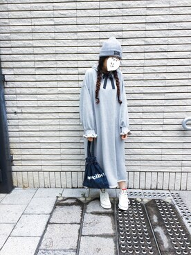 EllieChaCha♥︎さん(レディース・157cm)の冬コーディネート